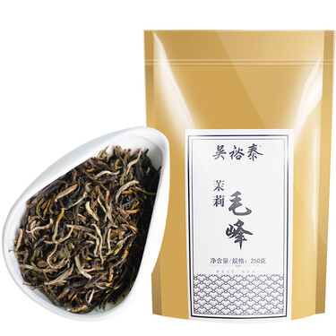 吴裕泰 中华老字号 茉莉花茶 茉莉毛峰250g