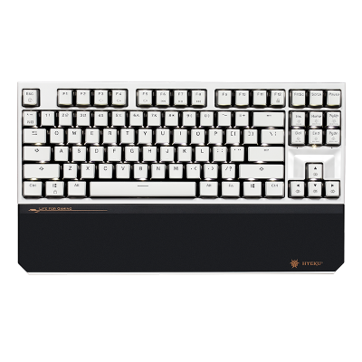 黑峡谷（Hyeku）X3 有线/无线2.4G双模机械键盘 87键PBT键帽 凯华BOX新轴 黑森林慕斯 玫瑰红轴 附卡扣