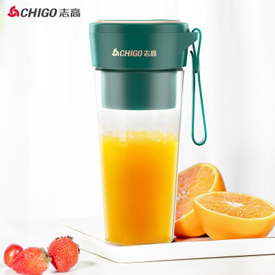 志高（CHIGO）榨汁机料理机便携式充电迷你无线运动果汁机搅拌机 网红榨汁杯ZG-LHS01