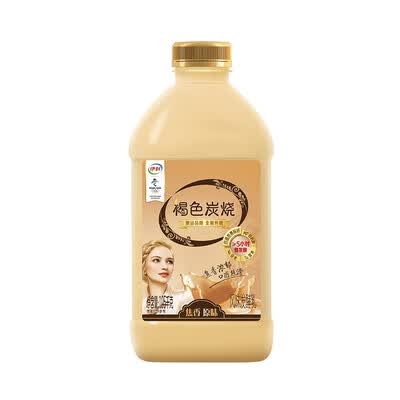 伊利 帕瑞缇 褐色炭烧 1050g*1 炭烧酸奶 风味发酵乳低温酸奶酸牛奶