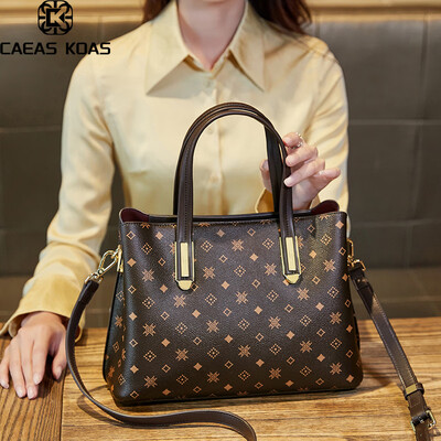 caeas koas奢侈新品包包女包大容量手提包托特包单肩斜挎包女友老婆