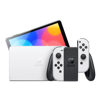 任天堂（Nintendo）Switch OLED日版游戏机 白色 NS续航加强版 OLED主机