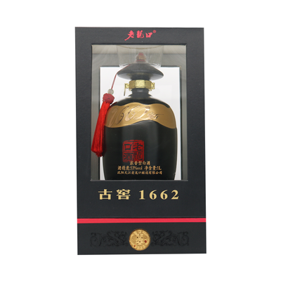 老龙口白酒浓香型53度古窖1662 1000ml-品牌网