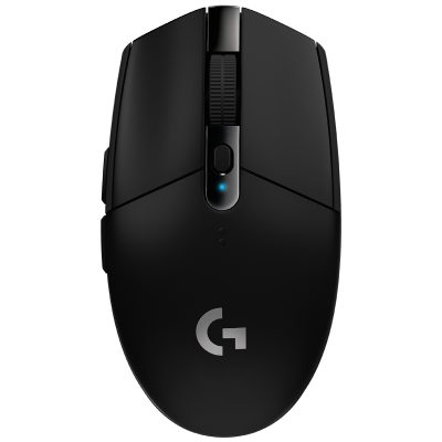 罗技（G）G304 LIGHTSPEED无线鼠标 游戏鼠标 轻质便携 吃鸡鼠标 绝地求生 鼠标宏 黑色 12000DPI