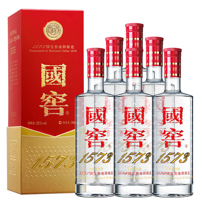 濃香型白酒　国窖1573 500ml 52度 瀘州老窖國窖1573 52度濃香型白酒500毫升-白酒-瀘州老窖-Lu zhou