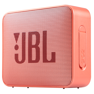 JBL GO2 音乐金砖二代 便携式蓝牙音箱+低音炮 户外音箱 迷你小音响 可免提通话 防水设计 糖果粉