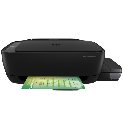 惠普（HP）418多功能无线连供彩色喷墨一体机 打印机（微信打印/快速加墨/复印打印扫描）单张1分钱 远程打印