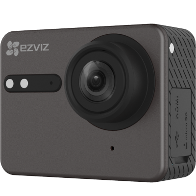 萤石 (EZVIZ) S6运动相机 语音控制智能摄像机 4K高清 vlog拍摄 户外航拍潜水 防抖蓝牙遥控相机 太空灰