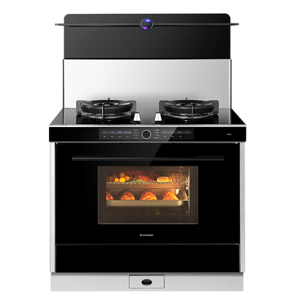 火星人集成灶T70BC 集成灶一体式 爆炒23风量大吸力抽油烟机 集成蒸烤箱一体机 4.5kW燃气灶液化气