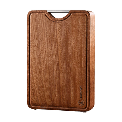 双枪乌金檀木整木菜板 百年龄砧板家用切菜案板抗菌实木菜板40*27*2.5