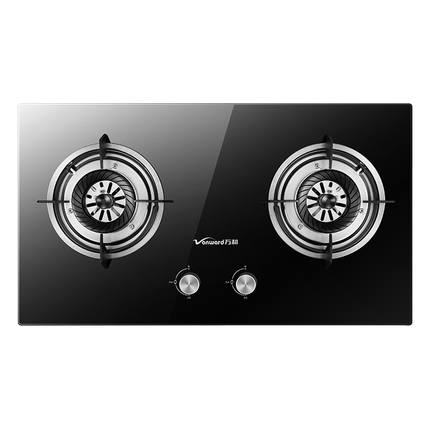 万和 Vanward 燃气灶4.2kW大火力嵌入式台式两用具家用双灶 钢化玻璃 全进风 JZT-B3L20（天然气）