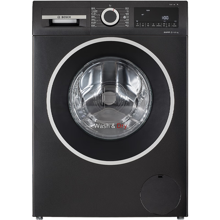 博世（BOSCH）【珍珠黑·羊毛洗护】10KG全自动家用 变频滚筒洗烘一体机 除菌除螨 国家补贴20%洗衣机 WNE152U2AW