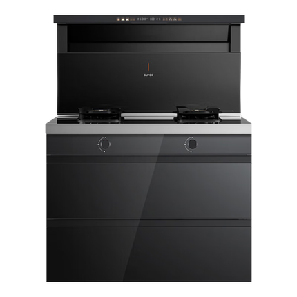 苏泊尔（SUPOR）集成灶消毒柜一体式二星级消毒大容量储物柜变频大吸力抽油烟机燃气灶具 UX10S天然气