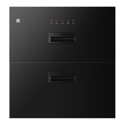 容声(RONGSHENG)消毒柜家用 嵌入式 消毒碗柜 家用碗筷餐具消毒二星级110L大容量RX02K