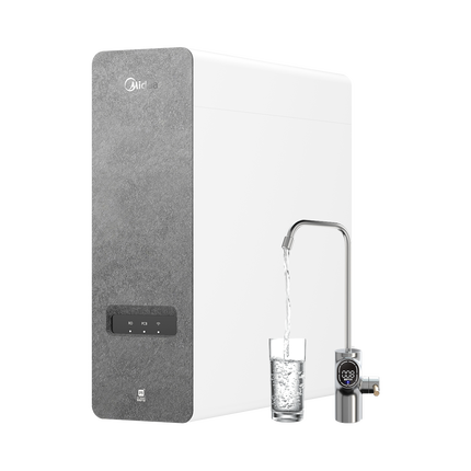 美的（Midea）净水器家用鲜活零陈水净水机白泽1200G大通量6年长效RO滤芯反渗透厨下式净水器直饮净饮机