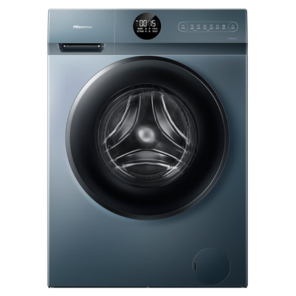 海信（Hisense）滚筒洗衣机全自动 10公斤家用大容量 超薄变频1.10高洗净比一级能效HG100DJ12F以旧换新国家补贴