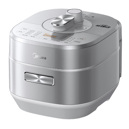 美的（Midea）电压力锅IH高压锅0涂层5L家用煲汤全自动智能预约电饭煲快速排气金属机身MY-S5971K