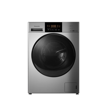 松下（Panasonic）净仕系列10kg滚筒洗衣机 光动银除菌 除螨泡沫净技术 高洗净比变频 家电国家补贴XQG100-NVAC