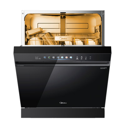 美的（Midea）万向2000洗碗机嵌入式14套大容量105℃热风烘干四星消毒一级水效168h存储变频万向星河黑色