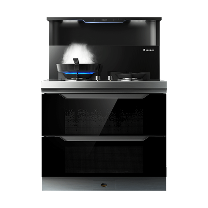 火星人集成灶【对标李佳琦】T30BX 小刘海 侧吸式油烟机 集成灶一体式 5.0kW 燃气灶消毒柜天然气