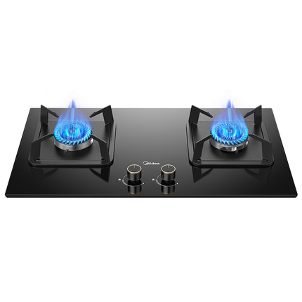 美的（Midea）【国家补贴立减20%】燃气灶天然气 家用5.2kW猛火灶台嵌两用 64%热效率 可调节底盘 Q325-M 升级
