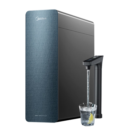 美的（Midea）净水器家用净水机星河1000G PRO 5年长效陶氏RO反渗透直饮净水器厨下式净饮机 鲜活零陈水智能触控