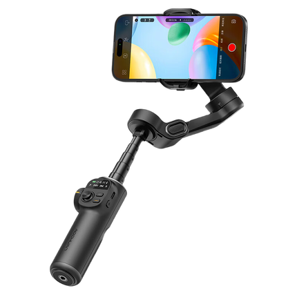 奥川X2手机稳定器三轴手持云台防抖人脸跟踪直播拍摄舞蹈旅游vlog自拍杆多功能拍视频支架黑色