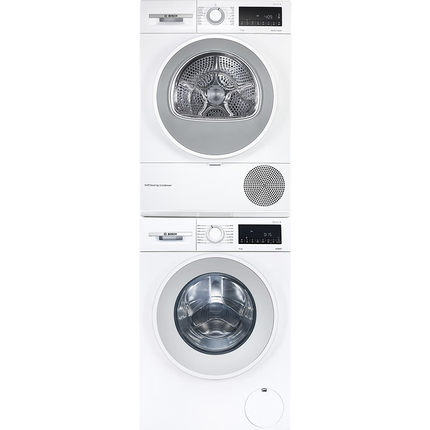 博世(BOSCH)【云朵白2.0主推】洗烘套装10KG大容量洗衣机热泵烘干机羊毛洗烘152000+254D00 家电国家补贴20%