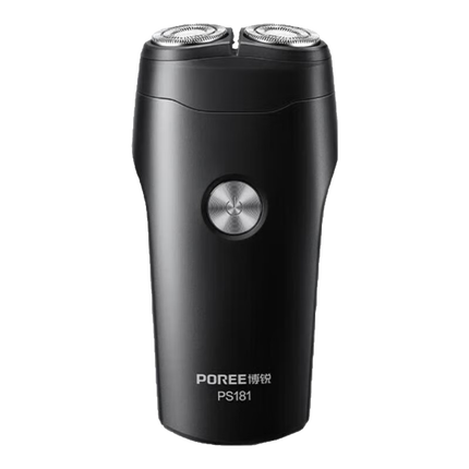 博锐剃须刀电动小巧便携车载商务磨砂机身轻便旋转全身水洗防夹须干湿双剃刮胡刀须刨送男士生日礼物 60分钟续航 PS181便携式
