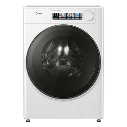 美的（Midea）滚筒洗衣机全自动家用 小白鲸MG100WJ3 10公斤超薄 元气轻氧 超薄全嵌 以旧换新 家电国家补贴