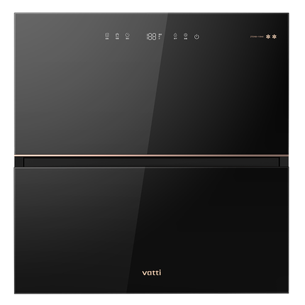 华帝（VATTI）消毒柜官方家用嵌入式消毒碗柜110L大容量两门三抽紫外线0臭氧纯物理母婴消毒 家电政府补贴i13040