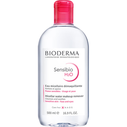 贝德玛（BIODERMA）【京东青春采销】舒妍洁肤液明星同款卸妆水粉水500ml护肤品敏肌