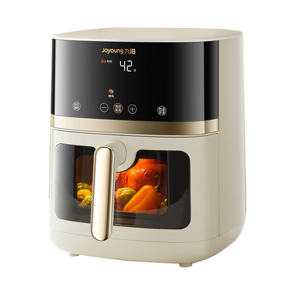 九阳（Joyoung）空气炸锅炎烤不用翻面焱烤双热源加热 6.5L大容量多功能无油低脂煎炸KL65-V573