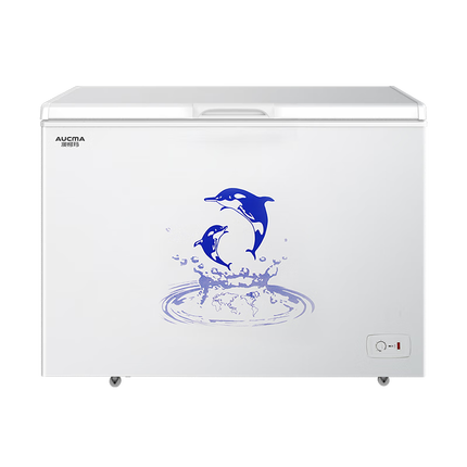 澳柯玛(AUCMA)323升低霜冰柜家用单温顶开门冷藏柜冷冻柜母乳小冰柜小型冰箱冷柜BC/BD-323NE国家补贴20%
