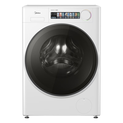美的（Midea）滚筒洗衣机全自动家用 小白鲸MD100WJ3 10公斤洗烘一体机超薄 元气轻氧 以旧换新 家电国家补贴20%