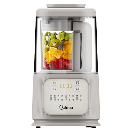 美的（Midea）破壁机低音家用小型豆浆机安睡舱44分贝榨汁料理机全自动免煮五谷杂粮小容量MJ-PB40G2-029