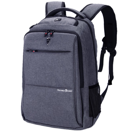VICTORIATOURIST双肩包男电脑包15.6英寸旅行出差商务防泼水双肩背包书包V9006