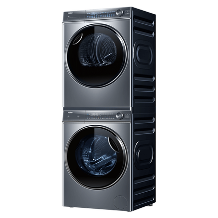 海尔（Haier）云溪 376+376洗烘套装/升级款579洗烘套装洗烘一体洗衣机烘干机组合 热卖款-双擎热泵376烘干+直驱智投376精华洗