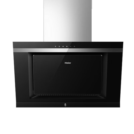 海尔（Haier）抽油烟机 侧吸式小尺寸 18.5m³/min大吸力 自动清洗 家用小户型老式厨房吸油烟机抽烟机C6J