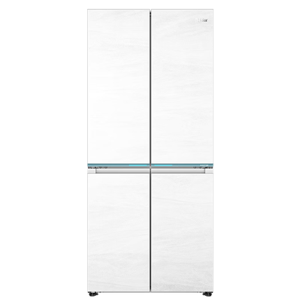 海尔（Haier）475升山茶花全空间保鲜594mm超薄零嵌入式十字对开四门电冰箱变频BCD-475WGHTD1BGZU1国家补贴20%