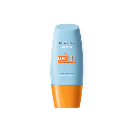 Mistine蜜丝婷小黄帽面部水感养肤防晒霜乳40mlspf50+【直播专享】