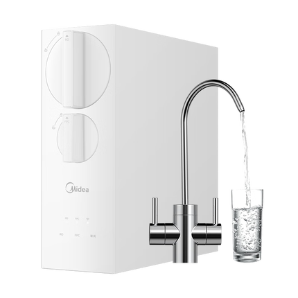 美的（Midea）净水器家用 净水机 玲珑600G RO反渗透大通量 第1名净饮机 厨下式直饮机 厨房自来水过滤器