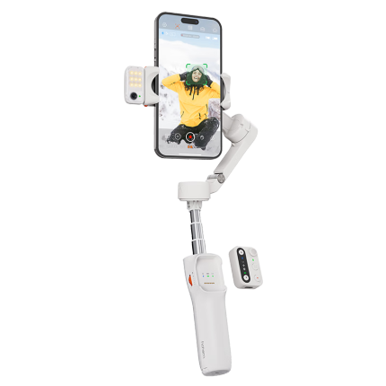 浩瀚卓越（hohem）V3 手机云台稳定器 手持云台三轴防抖 可折叠延长自拍杆vlog远程控制拍摄神器