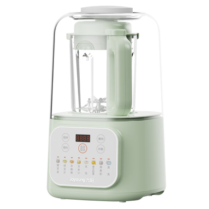 九阳隔音罩破壁机轻音舱1.2L容量低音家用全自动豆浆机榨汁机2-3人用米糊辅食料理机P198【国家补贴】