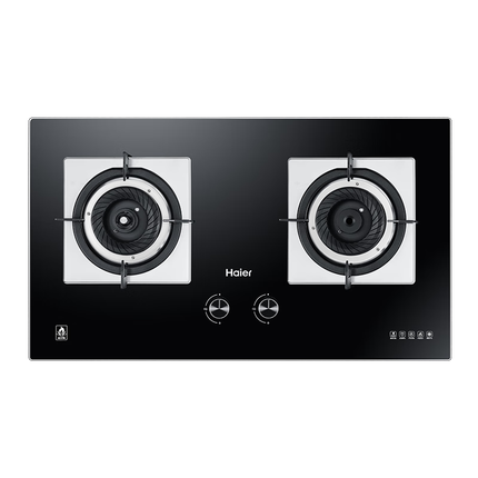 海尔（Haier）燃气灶天然气 天然气灶双灶 安全防干烧5.0kw聚焰猛火 瞬燃点火 熄火保护 可调节底壳QE9B1(天)