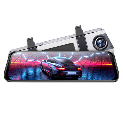 凌度（BLACKVIEW）HS880B MAX行车记录仪1296P高清夜视 倒车影像流媒体后视镜双录