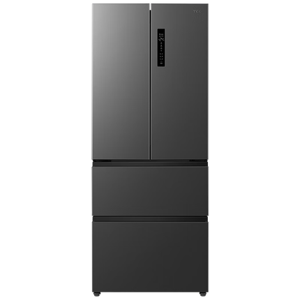 TCL 407升一级能效双变频法式多门四开门家用大容量电冰箱超薄嵌入式风冷无霜国家补贴R407V5-D