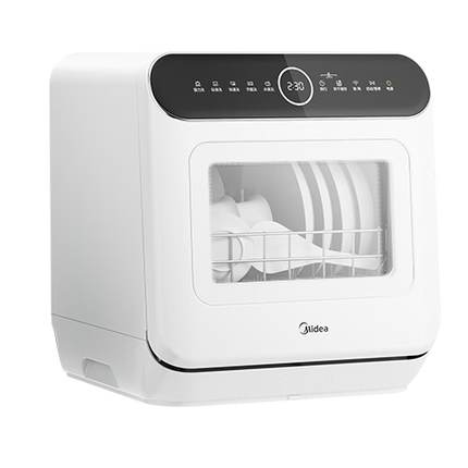 美的（Midea）【台式M10Pro】洗碗机 新升级85°热风烘干 高温除菌 双层碗篮 海鲜水果洗 家用小尺寸免安装