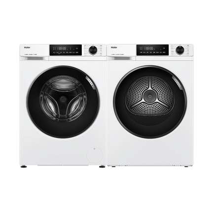 海尔（Haier）初色洗烘套装 10KG滚筒懒人洗衣机+热泵烘干机家用 AI智投129W升级款 519W+519W 家电国家补贴