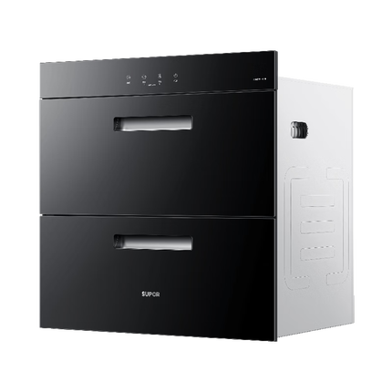 苏泊尔（SUPOR）【家电国家补贴至高15%】消毒碗柜嵌入式家用二星90L双层72h巡航光波紫外线双重消杀ZTD90S-303s pro